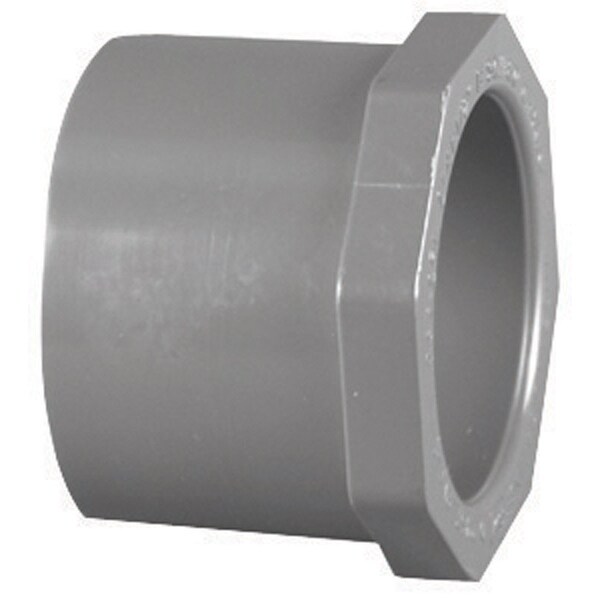 Charlotte Pipe And Foundry Charlotte Pipe Schedule 80 1-1/2 in. Spigot X 3/4 in. D Slip PVC Reducing Bushing 1 pk PVC 08107 2600 - main